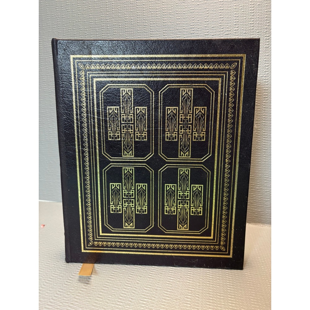 The New Illustrated‎ Companion to the Bible J.R. Porter Gold Art Deco Hardcover